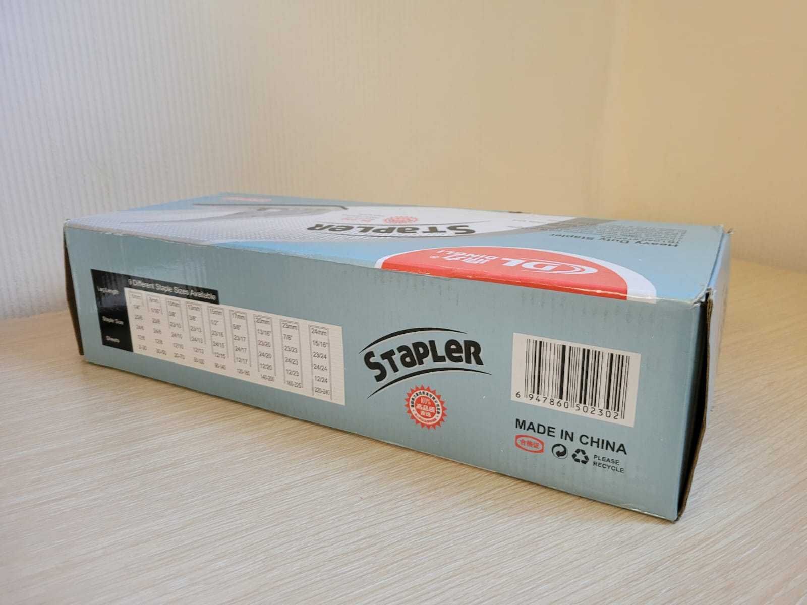 Степлер прошивает от 30-240 страниц  80г/кв.м. Stapler DL230