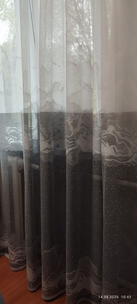 Штор тюль новая 5 метров