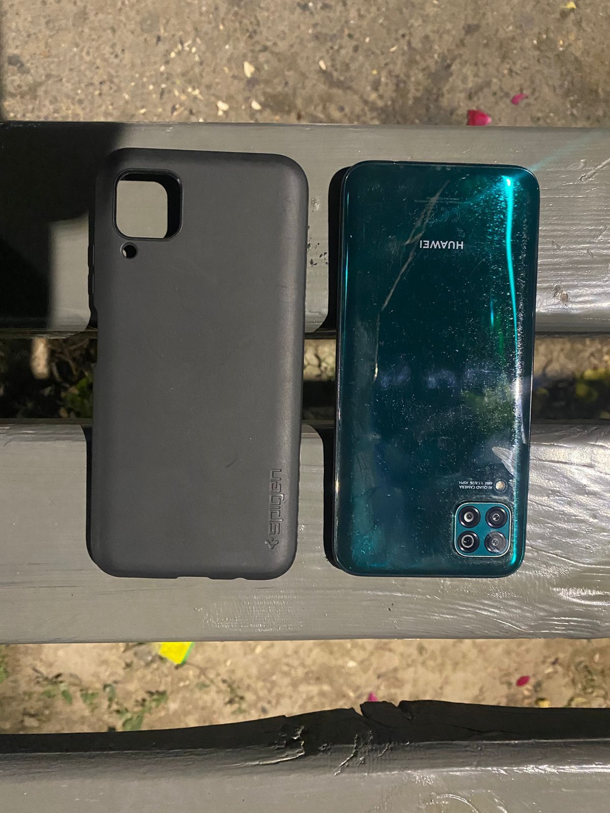 Huawei p40 lite 128/6 зелёный цвет