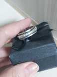 Кольцо серебро, мужское, подвижное плетение, 925