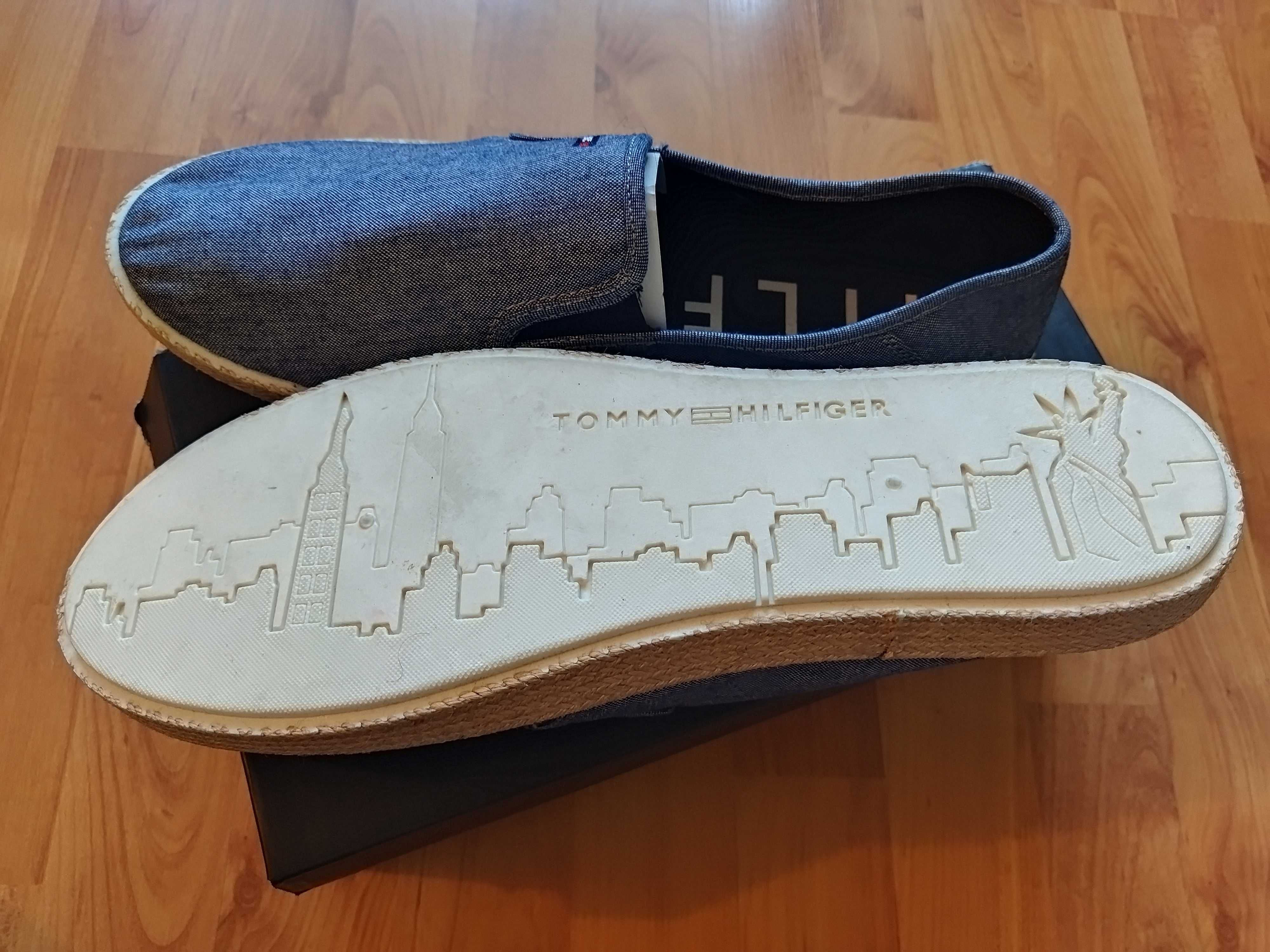 Слипоны-эспадрильи Tommy Hilfiger (США),парусина,оригинал,новые,р-р 45