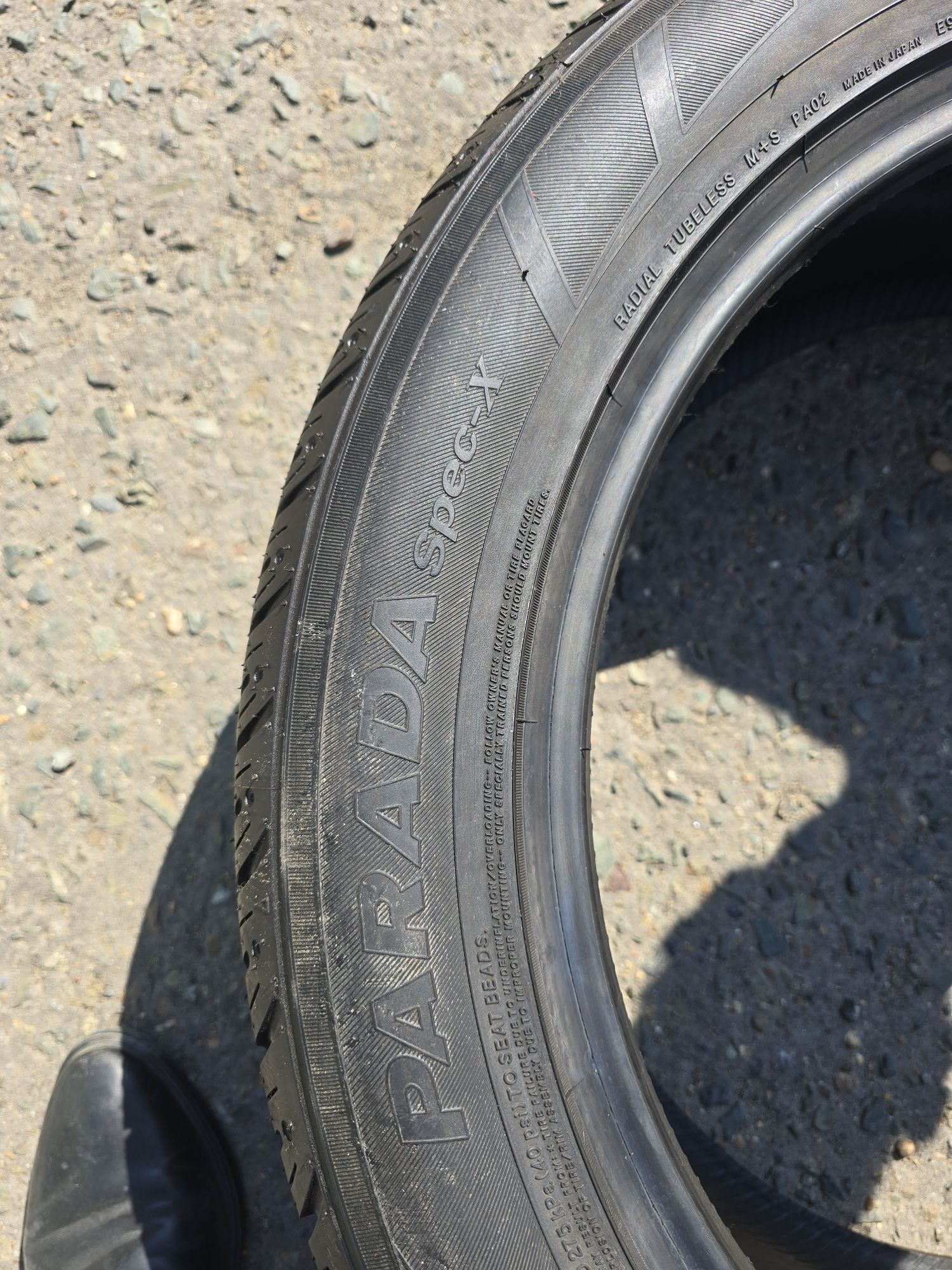 Продам летние шины 255/50/R20 Yokohama