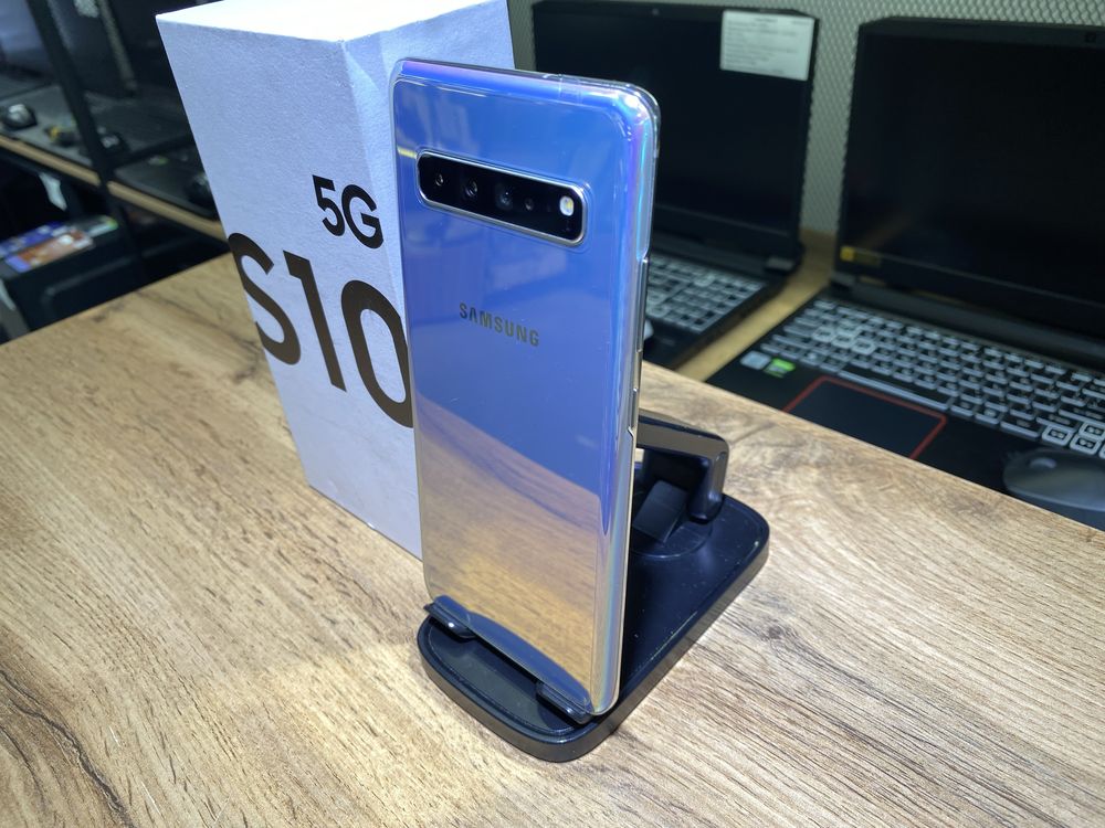 Samsung S10 5G, 8/512 GB, андроид 11, голубой, 10382/А10