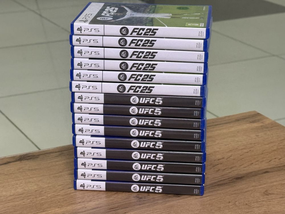 FC25/FC2025/UFC5 игры на дисках идеал лицензионные PlayStation 5 диски