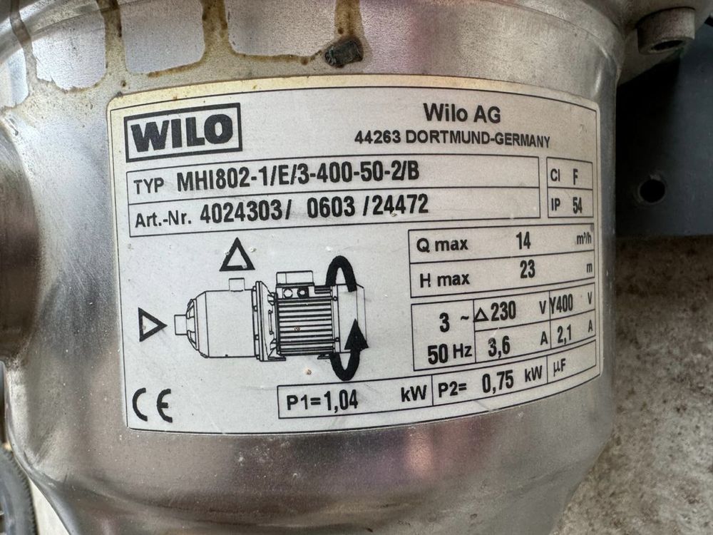 Насос циркуляционный WILO (отличное состояние)