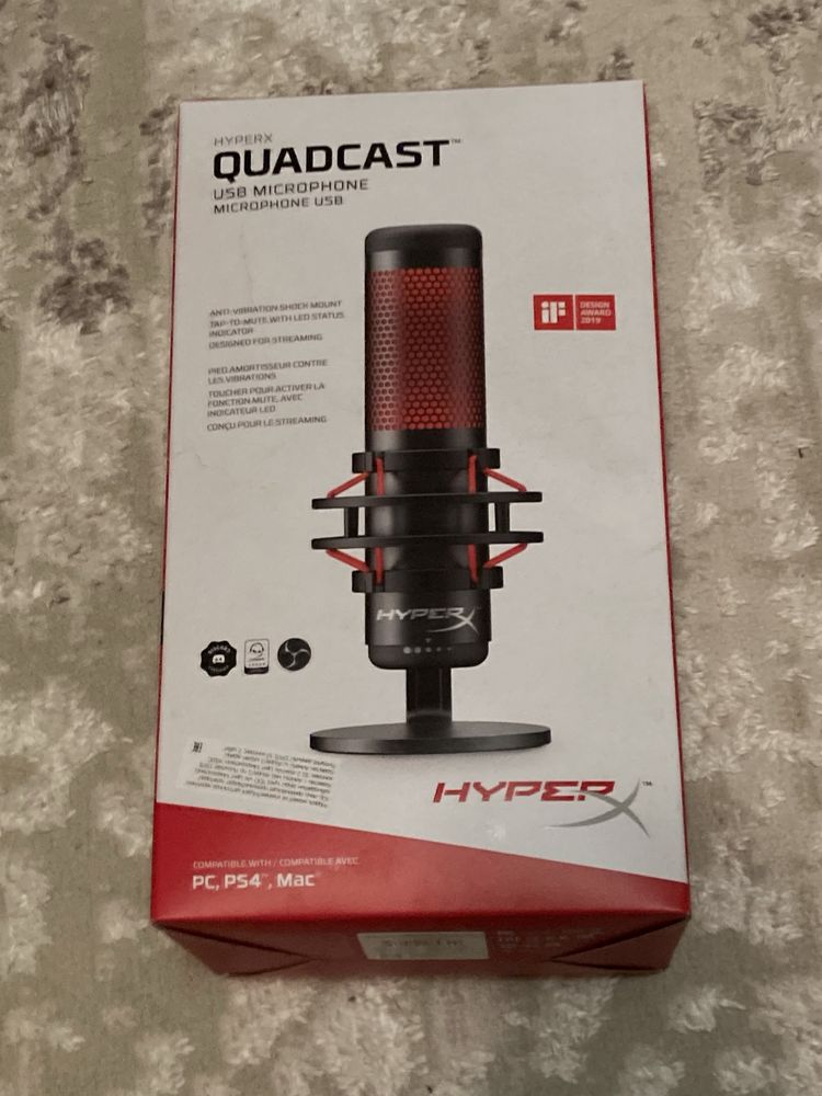 микрофон hyperx quadcast