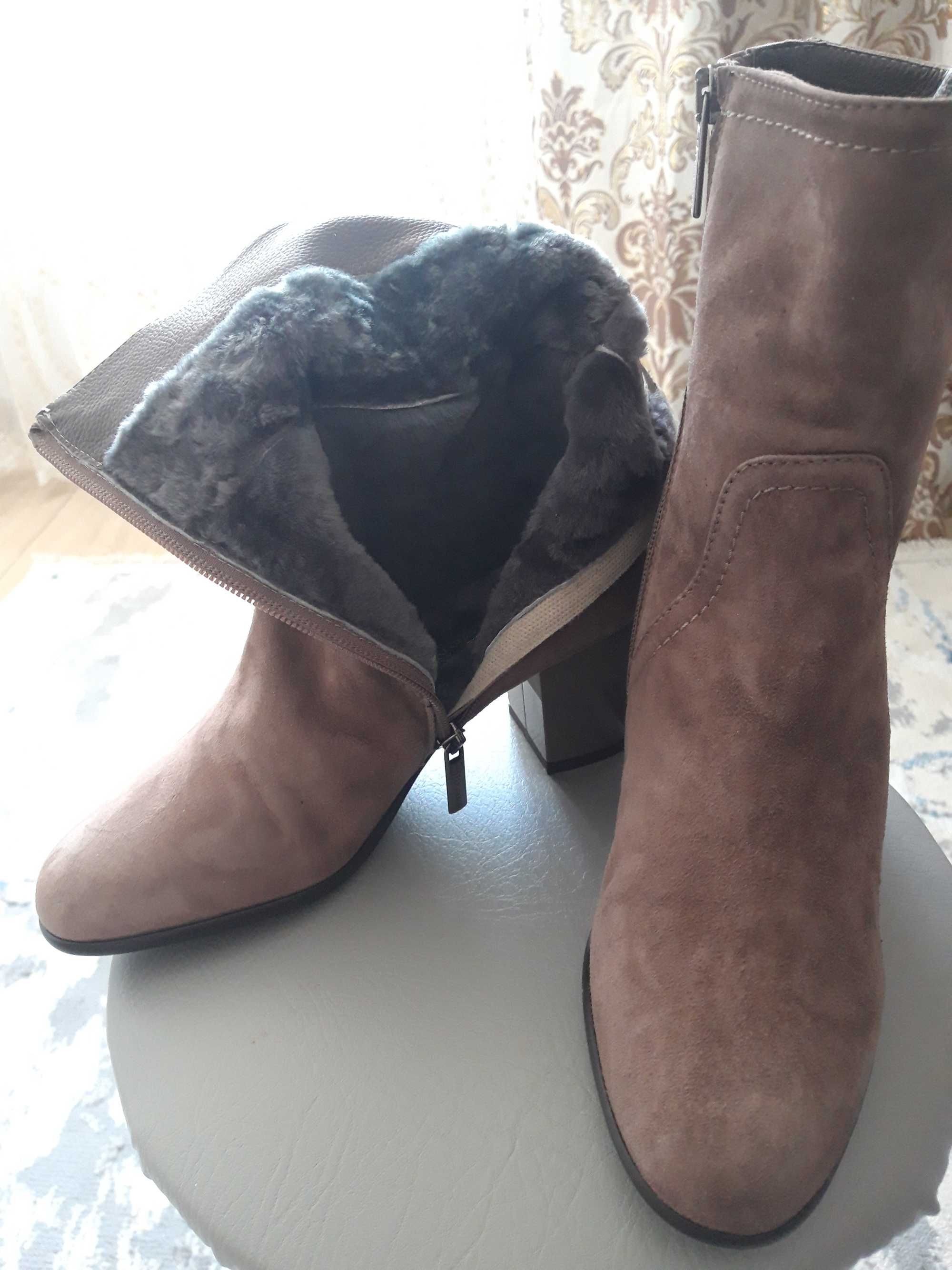 Полусапожки женские новые итальянские