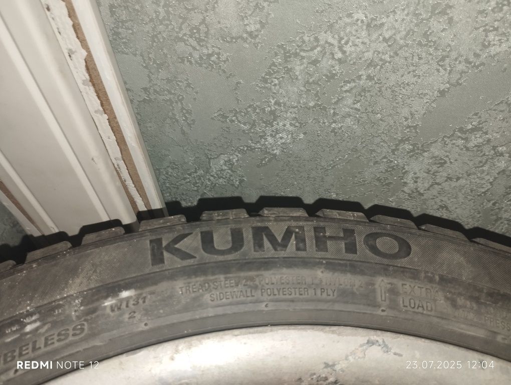 Титановых диски с зимними шинами