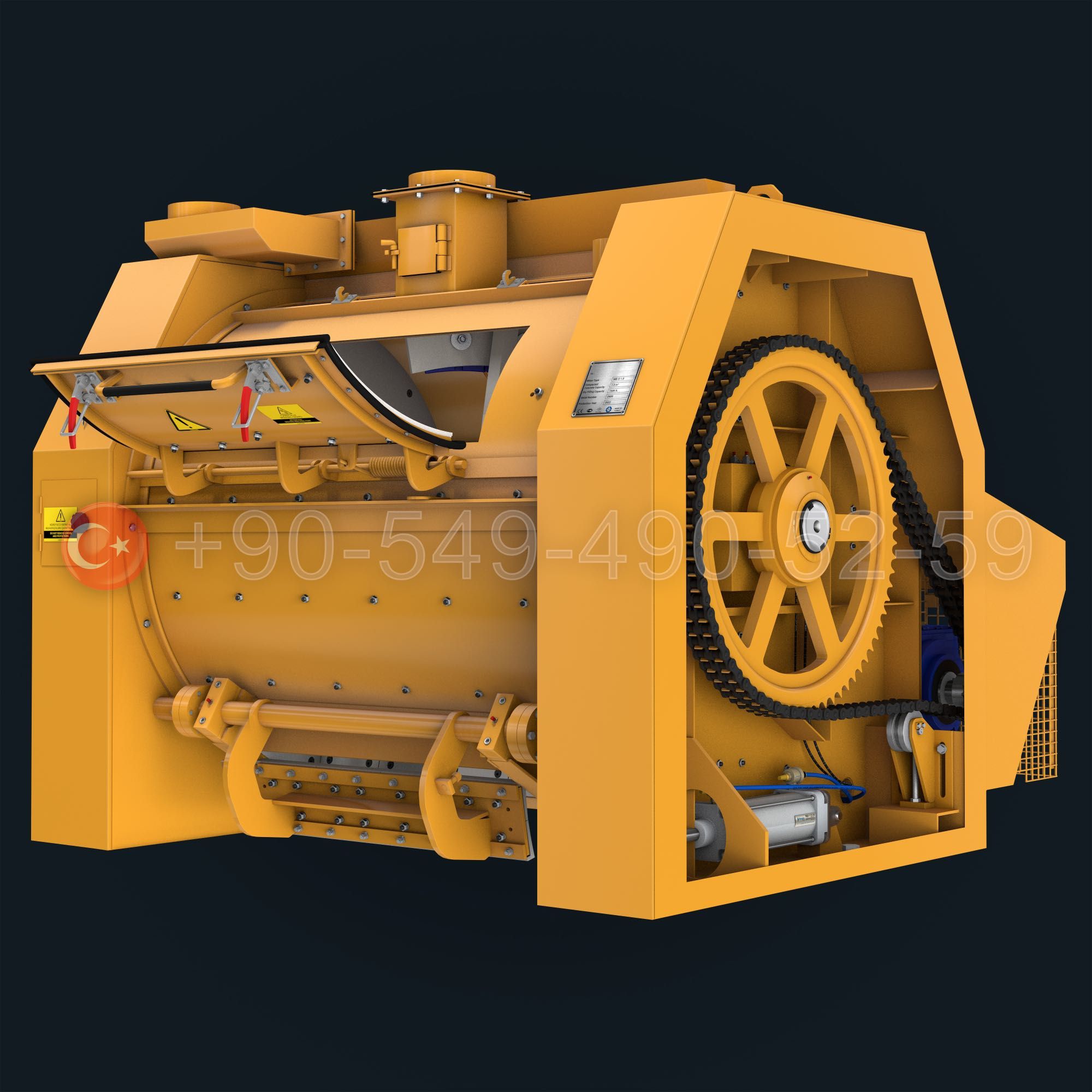 Бетоносмеситель MEKA MB-S 1.0 m³ | 1500/1000 Lt