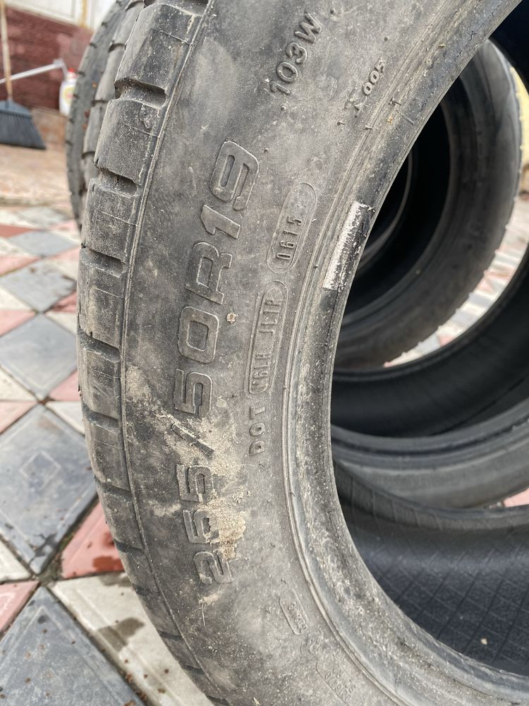 Продам летние Шины 255/50/19