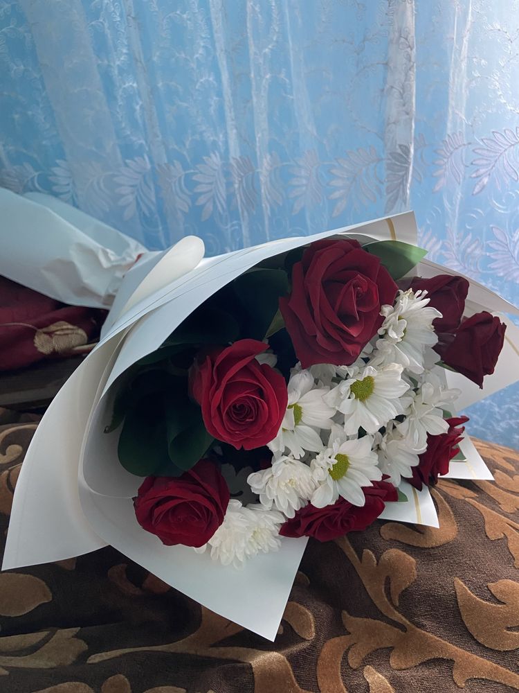 Цветы сегодняшний свежий