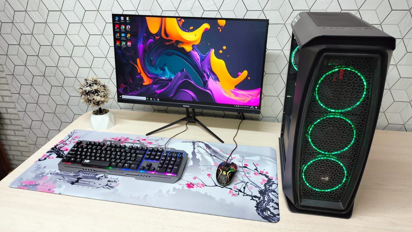 Core i5, GTX 1660 Super 8Gb, Ram 16Gb, SSD 240Gb, HDD 1Tb, 165GHz