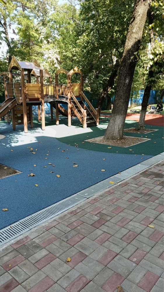 Резиновая крошка под ключ
