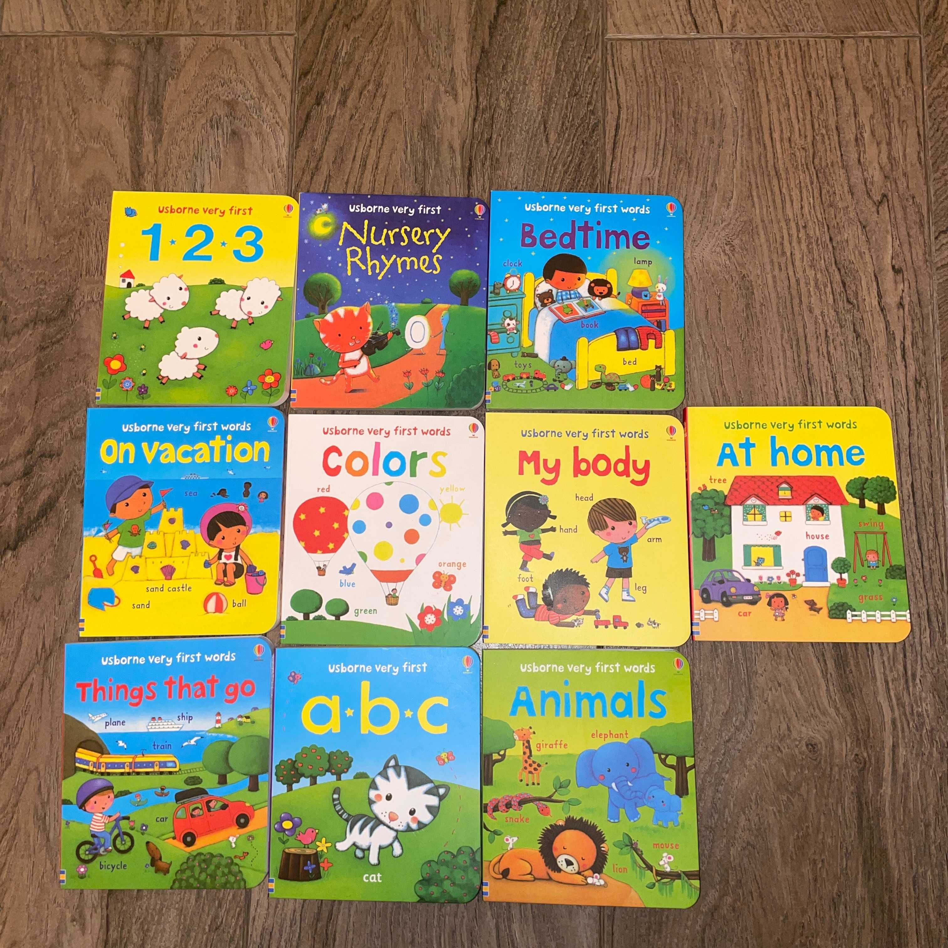 Набор из 10 книжек для детей на английском (Usborne)
