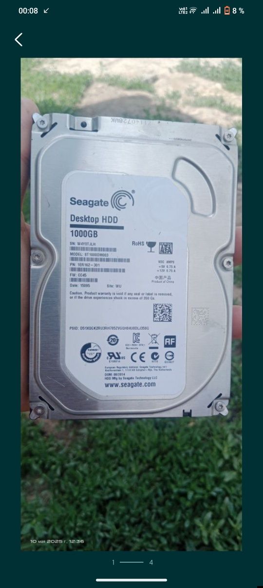 Продам жестки диск Seagate