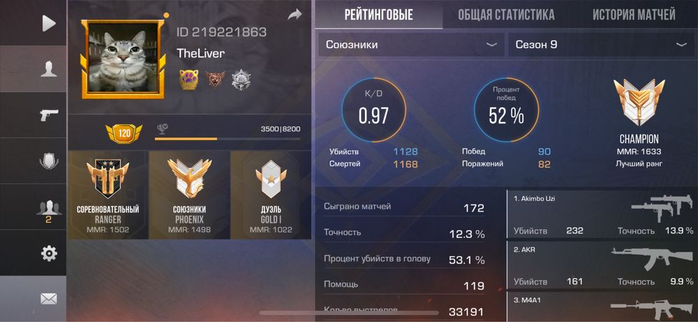 Акаунт стандоф 2
