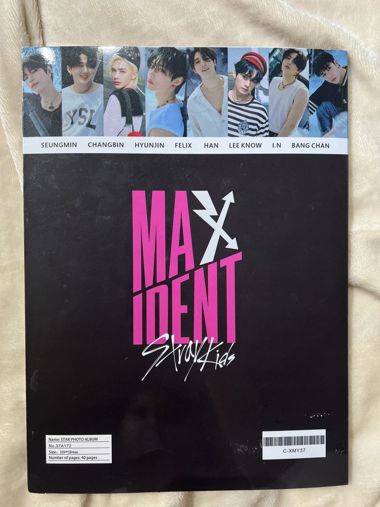 StrayKids MAXIDENT photoalbum/фотобук