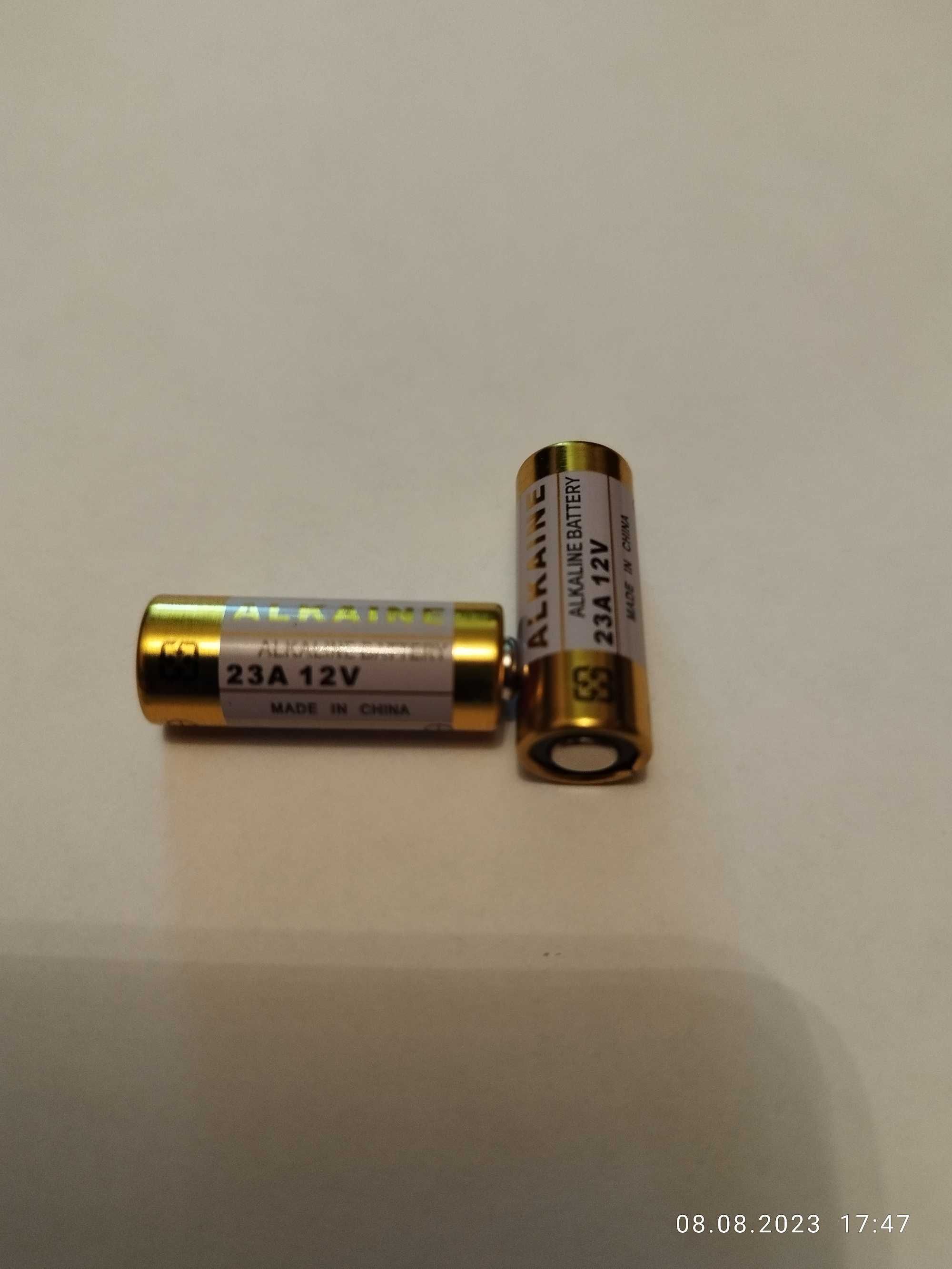 Батареи высокой емкости A23 - 12V к пультам (сигнализация и т.д.)