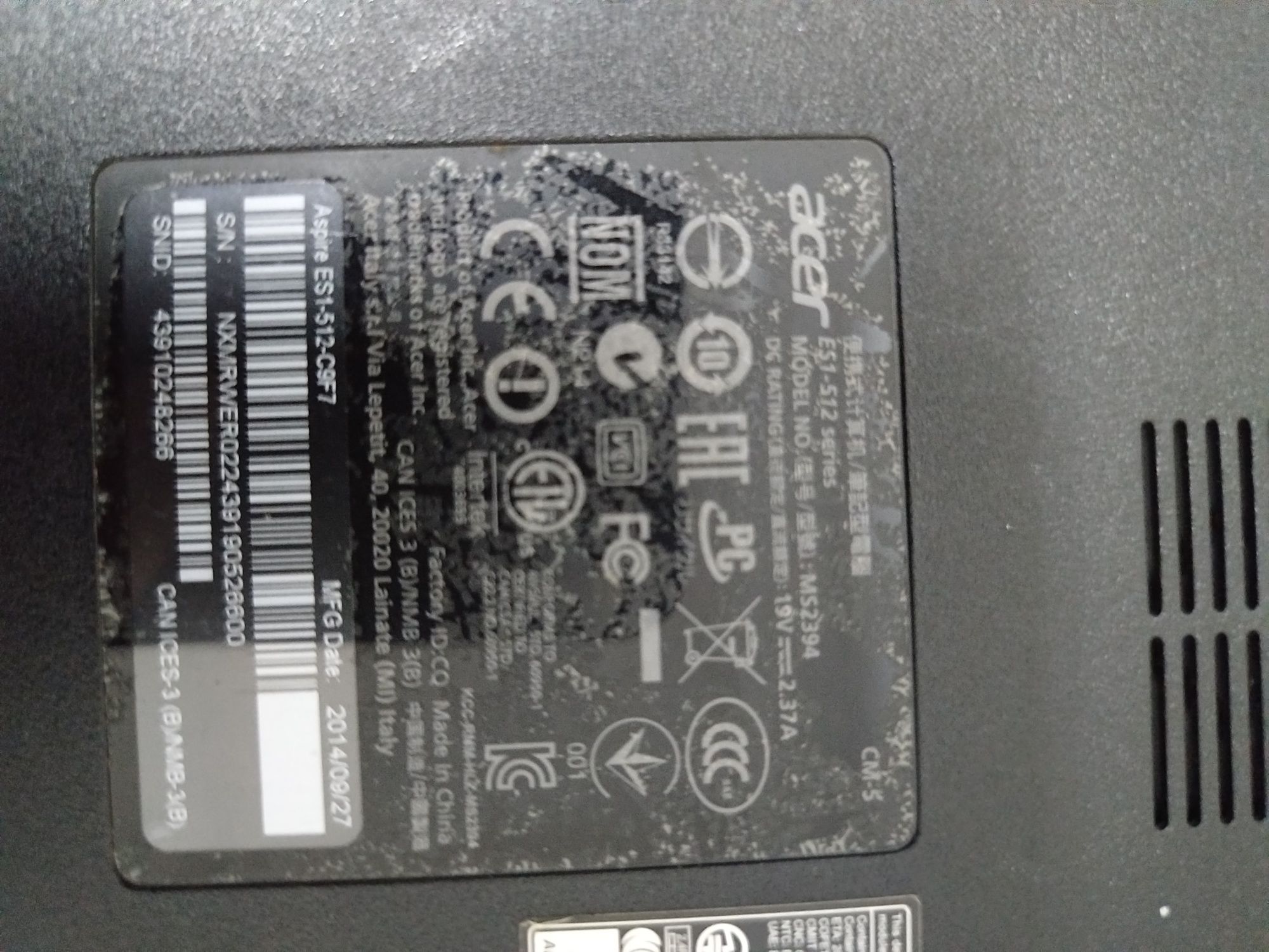 Продам ноутбук Acer