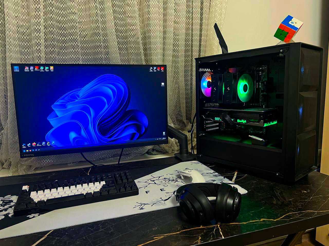 Продаю мощный игровой Компьютер  Ryzen 7 5800X3D  3070 Ti GAMEROCK