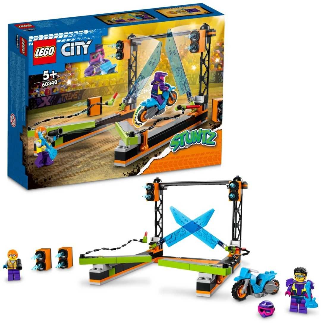 LEGO CITY Трюковое испытание «Клинок» 60340 Состязание трюков 60299