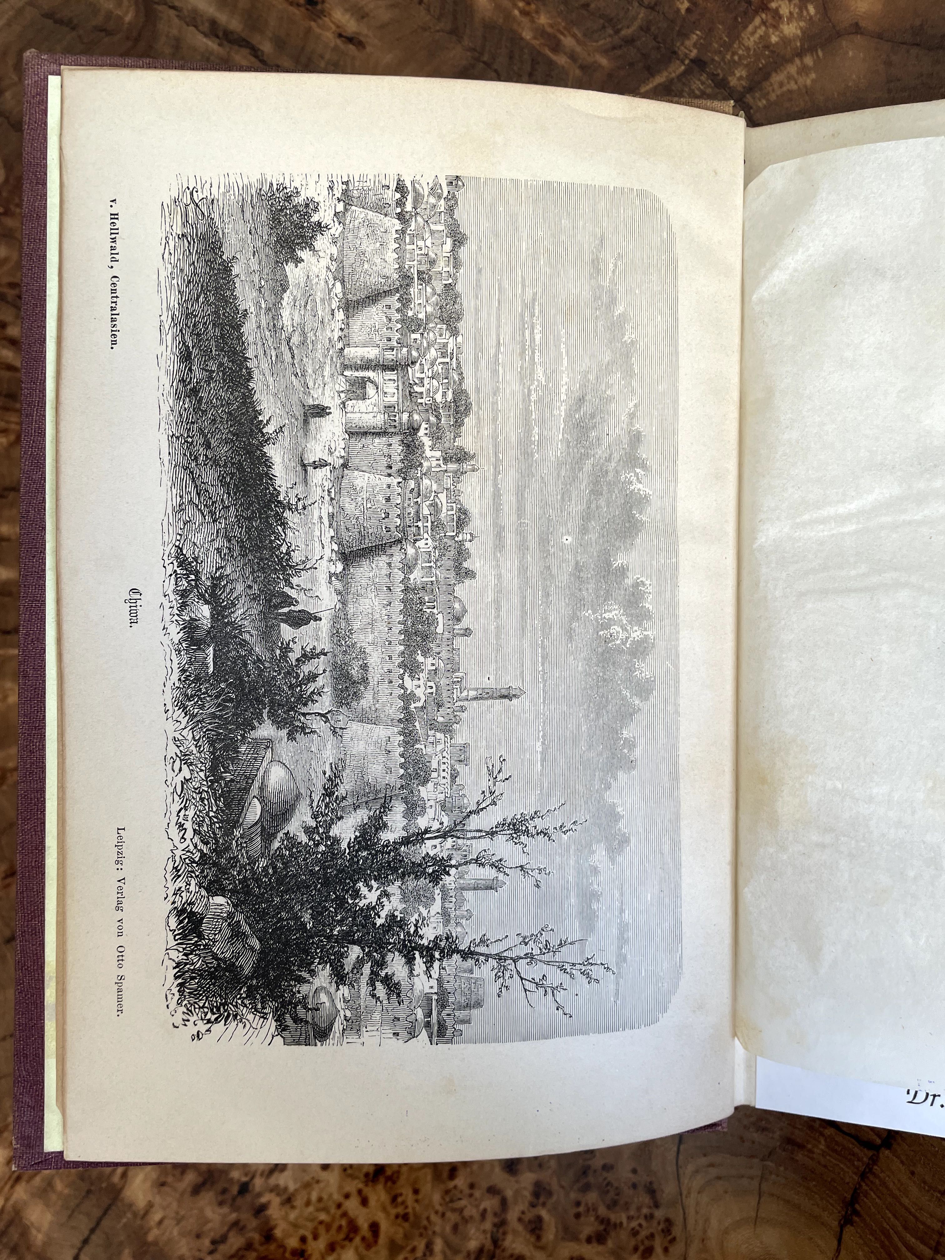 Антикварная книга 1875 года История Казахстана Узбекистана Кыргызстана