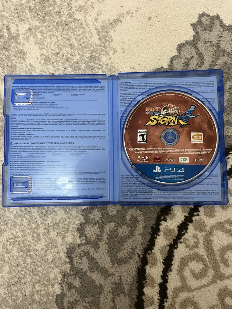 Продаю диск Naruto storm4 на PS4