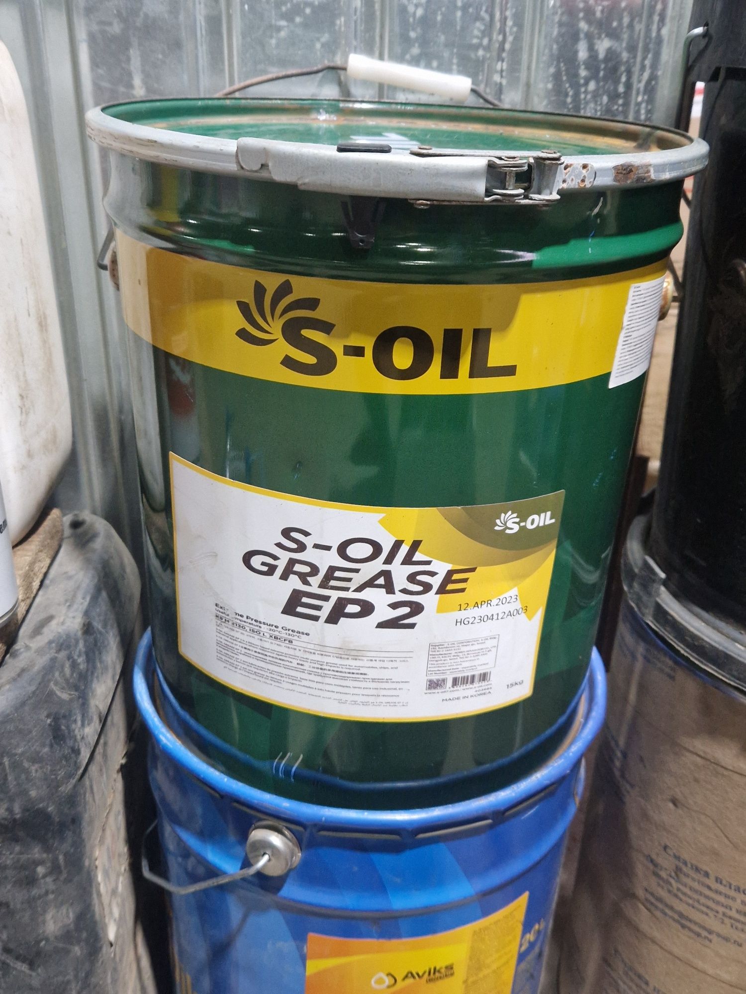 Смазка S-Oil EP 2 GREASE 15кг