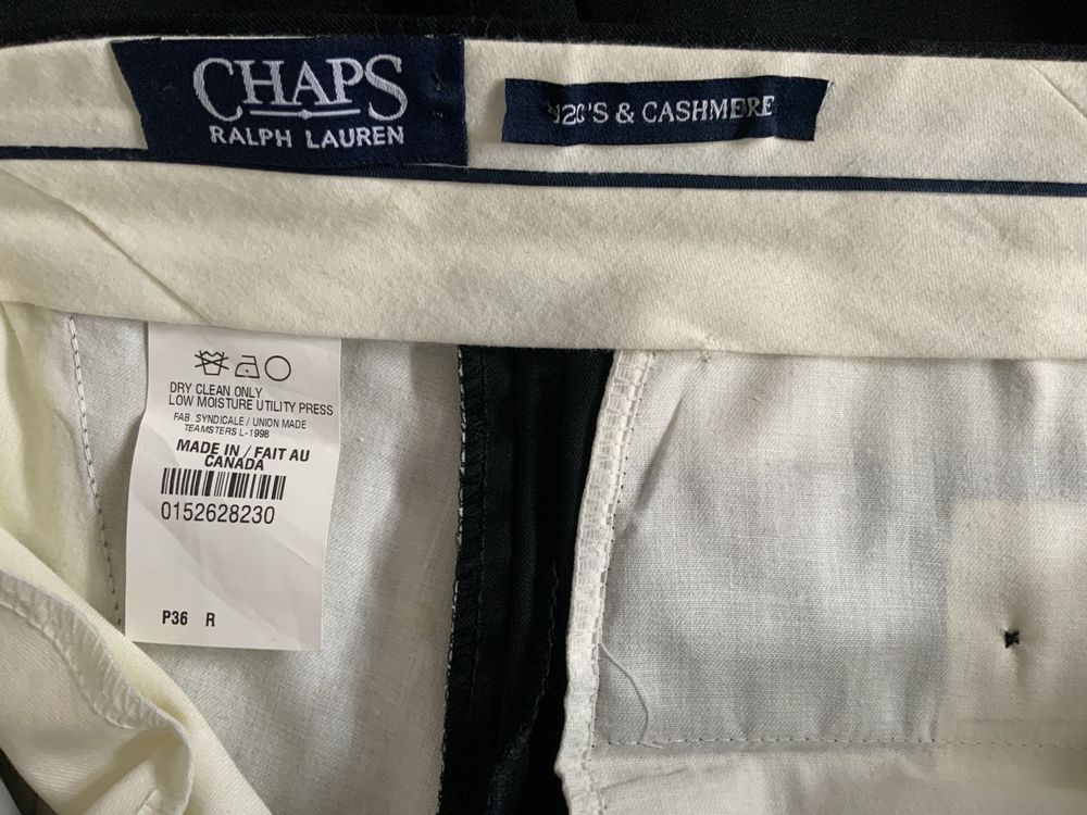 Новые шерстяные брюки Ralph Lauren 36W Regular