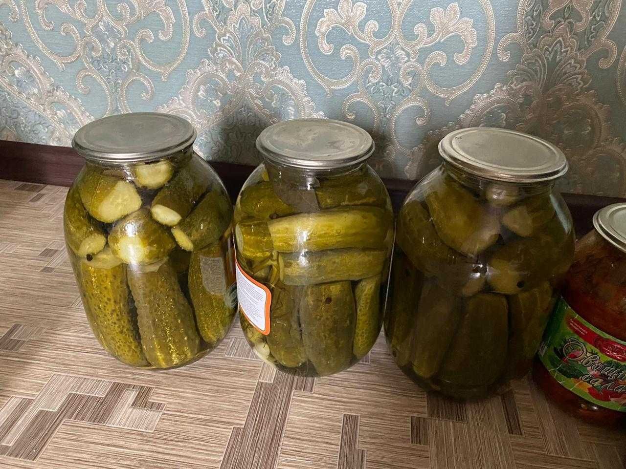 Продам домашние маринованные огурцы, помидоры, баклажаны