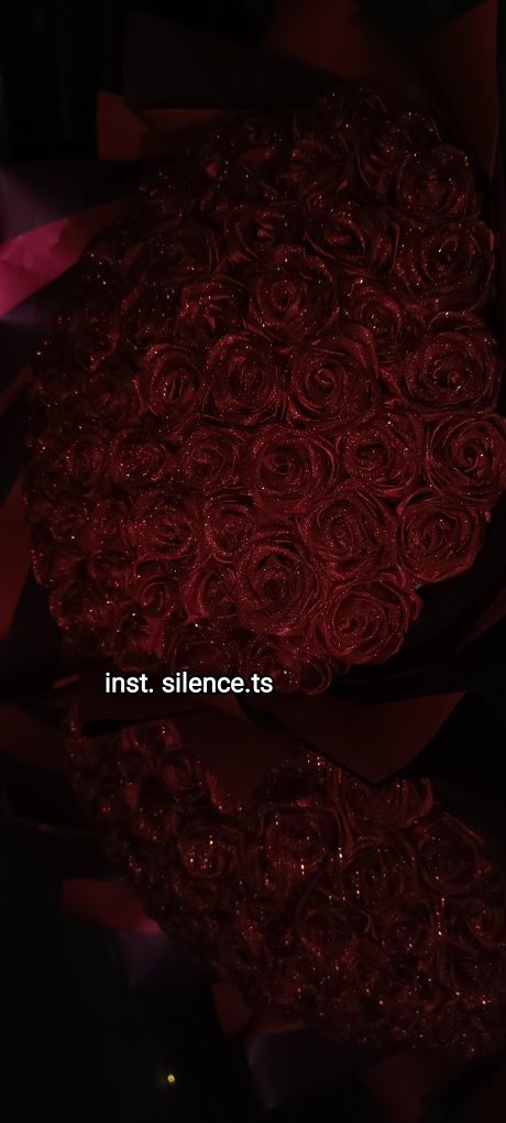 Букет из атласных лент