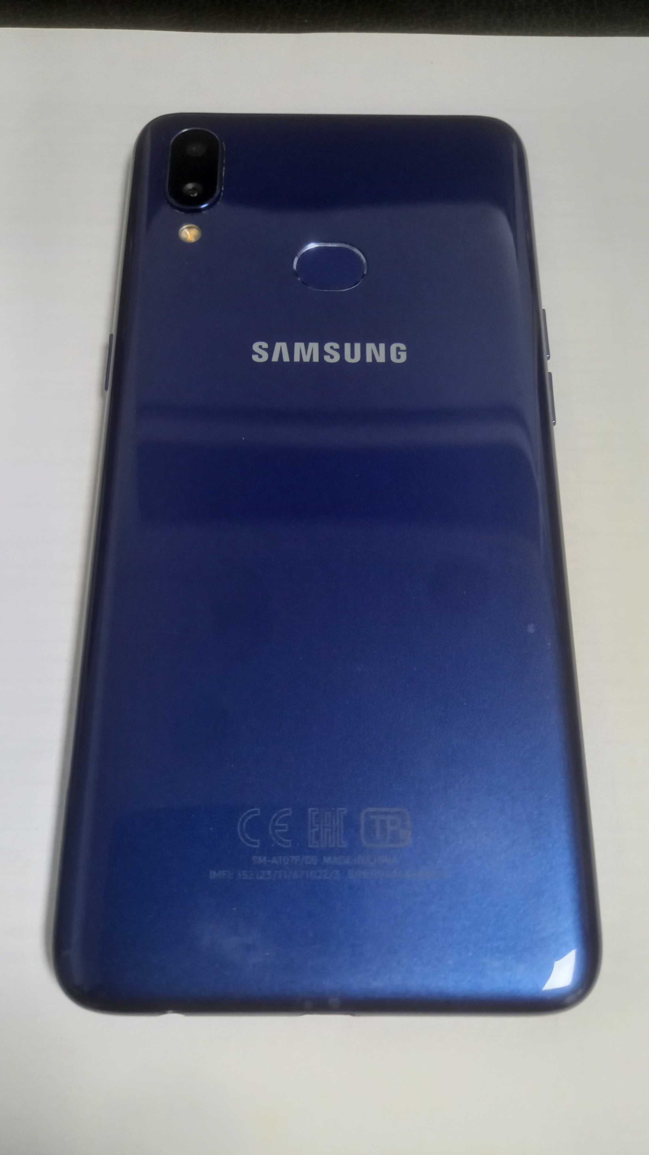Samsung Galaxy A10s (2гб/32гб) Android 11. коробка, зарядка, чехол.