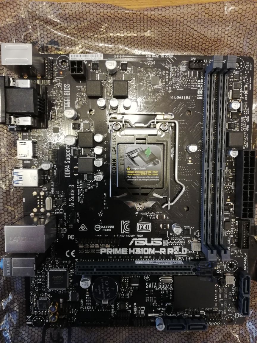 Продам материнскую плату ASUS PRIME H310M-R R2, 1151 ЗА 12000 тенге