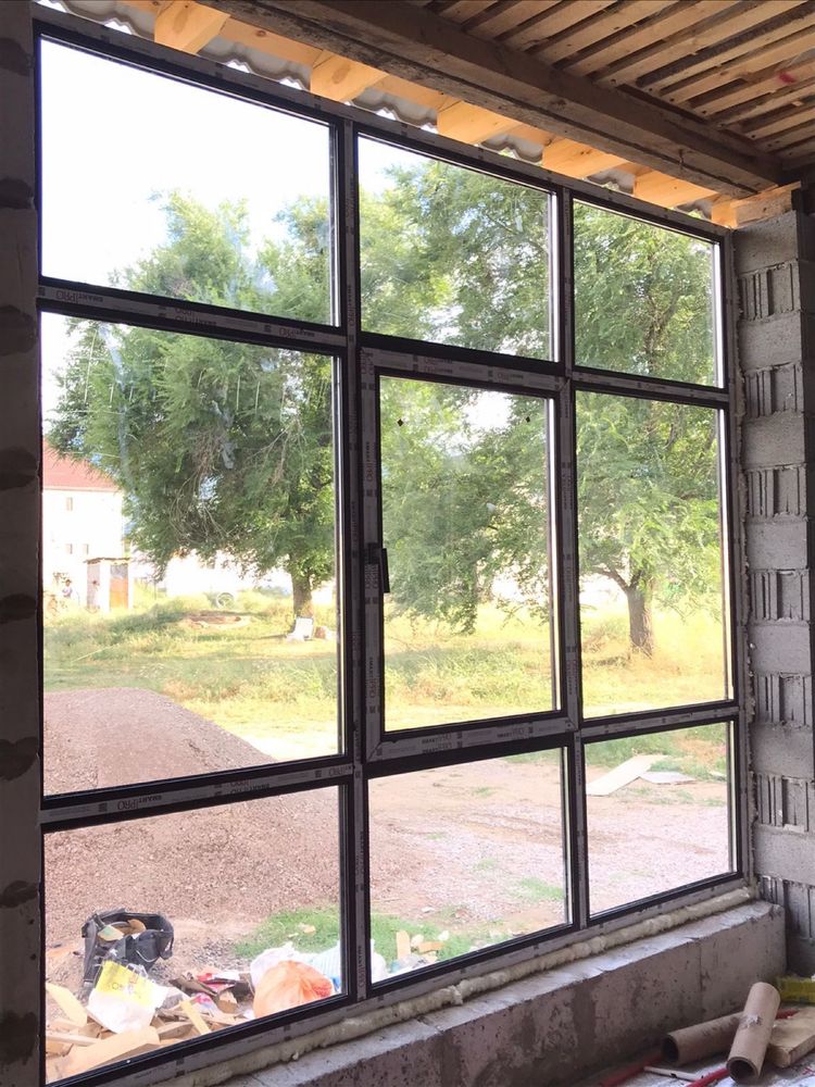 Пластиковые Окно Окна Дверь Витраж ПВХ В Рассрочку Недорого Балкон Цен