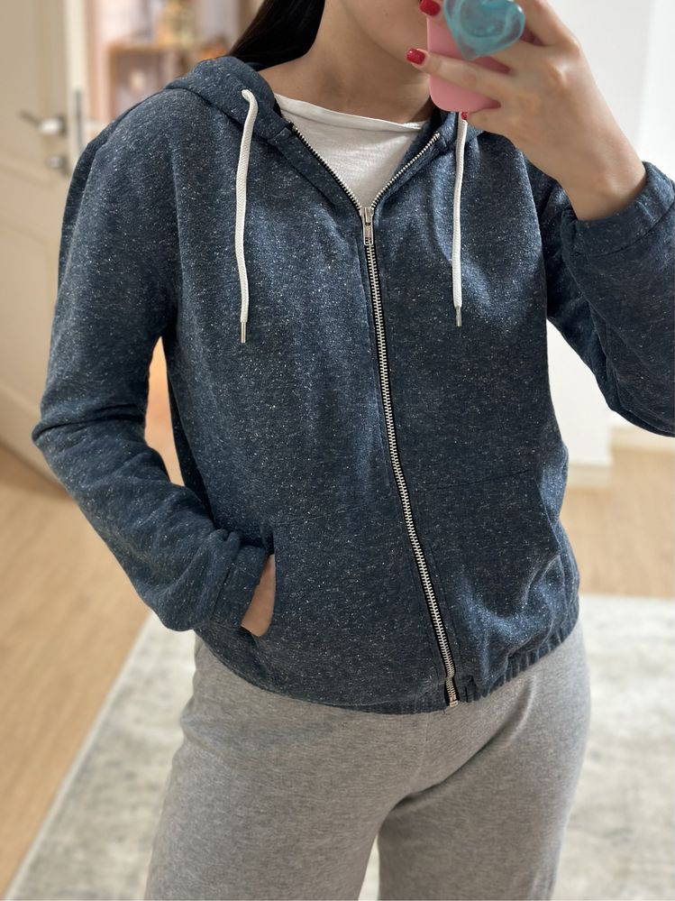 Zip hoodie topshop