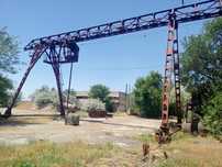 Срочно продается козловой кран балка 5т с рельсами 200метров