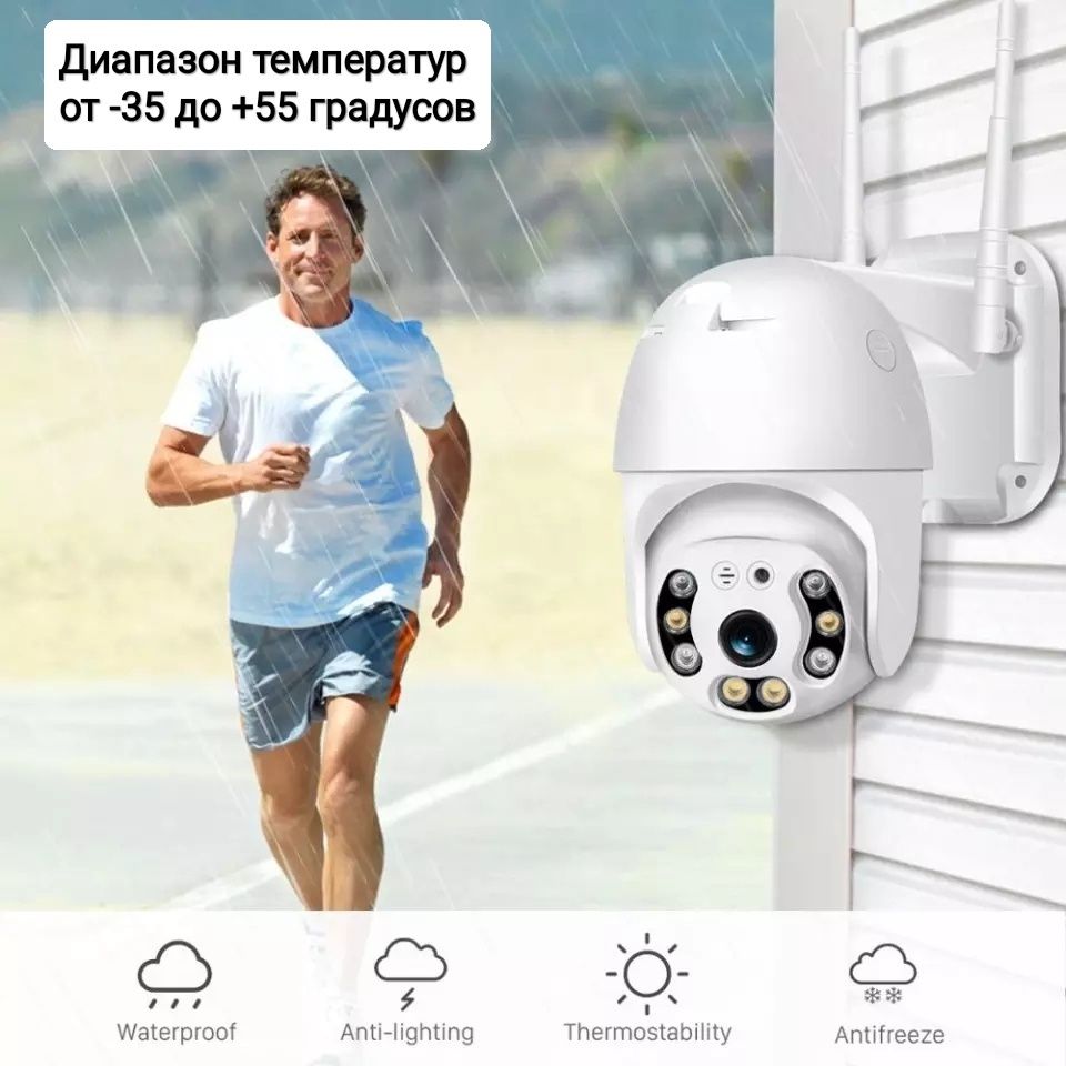 Уличная ip-камера с дистанционным управлением через интернет
