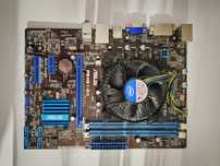 Материнская плата asus p8h61-mx + intel i3  + кулер