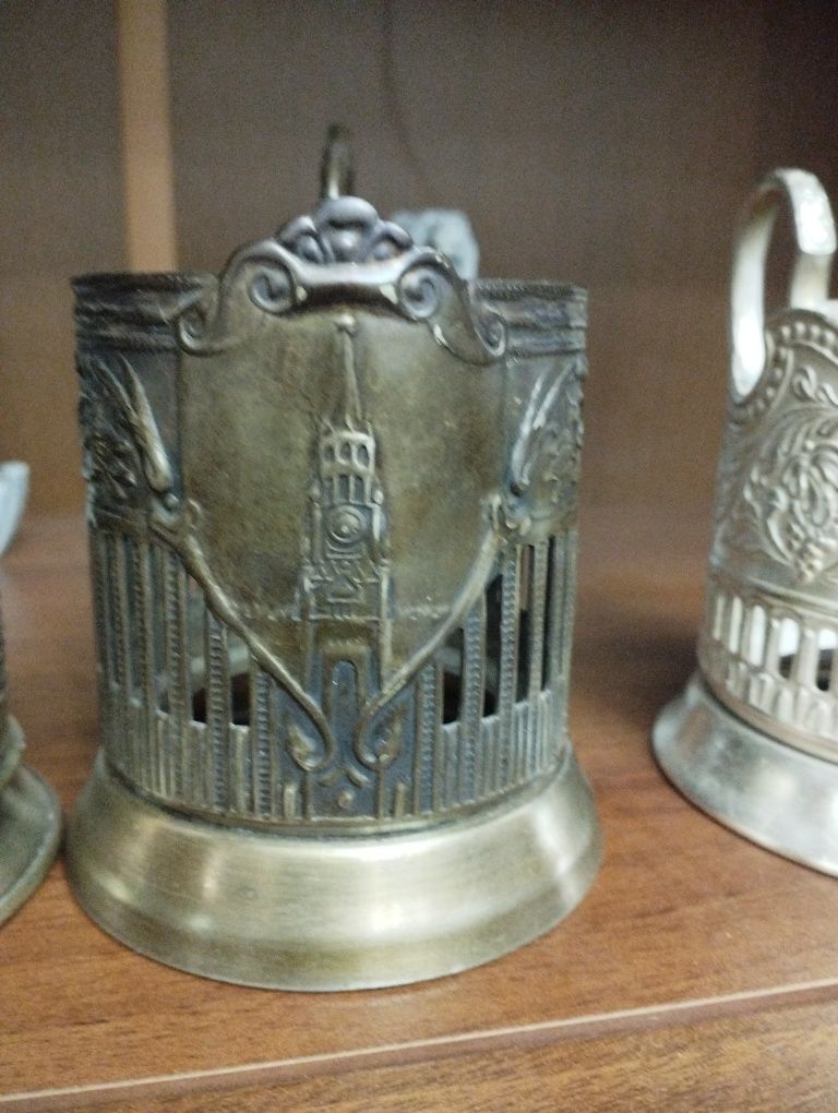 Старинные подстаканники. Редкие .