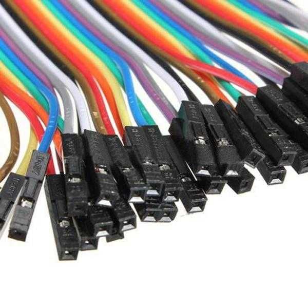 Female — Male провод соединительный для Breadboard 30 см 40 штук