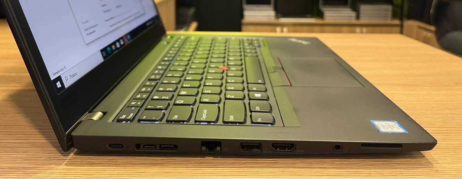 Ноутбук Lenovo ThinkPad T480s. Сore i7 8650U - 1.9/4.2 Ghz, 8/256 GB