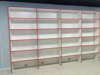 Полки для Магазина или аптеки бу 4.0длина *35*2.20 метр высота