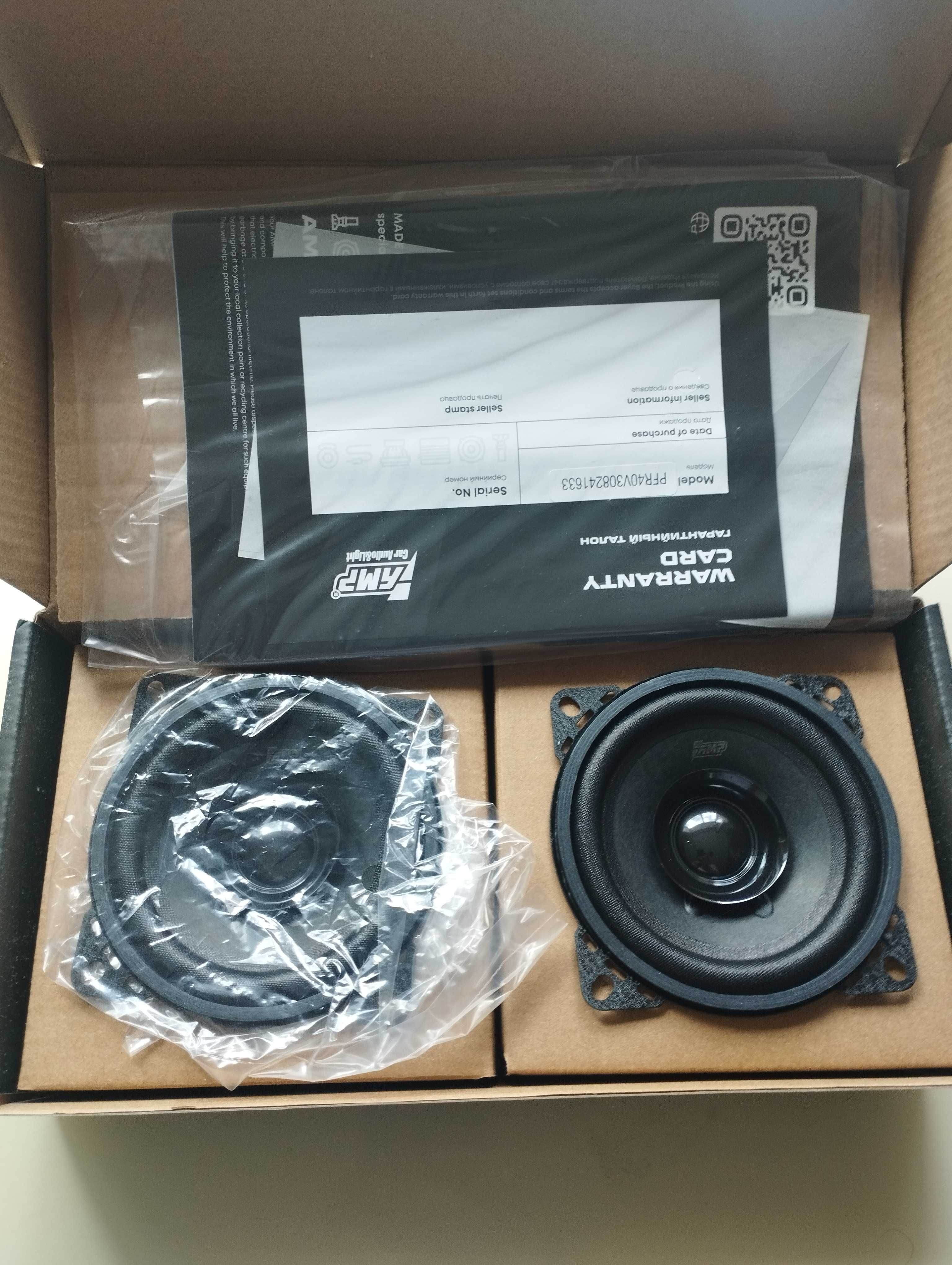 Динамики автомобильные 10 см AMP PROMO FR40 ver.3