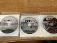 Продаю диски на PS3 — FIFA 12, FIFA 15, UFC 3