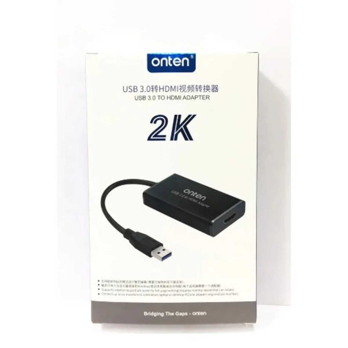 Видеокарта внешняя USB 3.0 to HDMI 2K Onten OTN-5202
