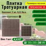 Полимерпесчанный брусчатка