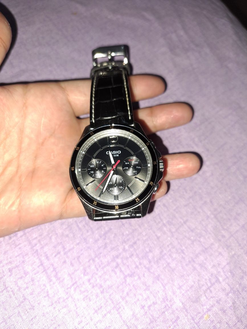 Водонепроницаемые Часы Кварцевые CASIO MTP-1374L