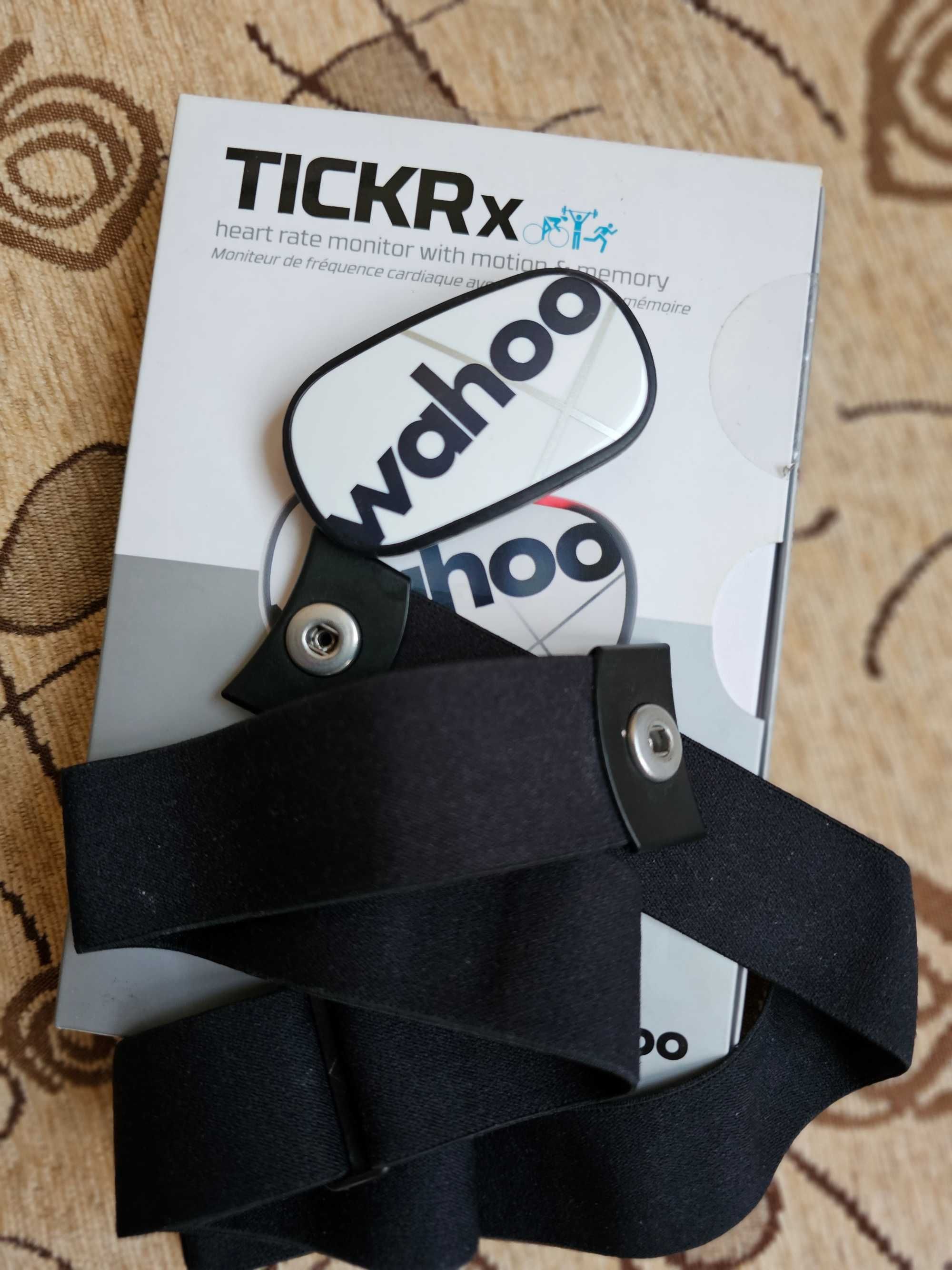 Wahoo Tickr X Нагрудный пульсометр с памятью и акселерометром б/у
