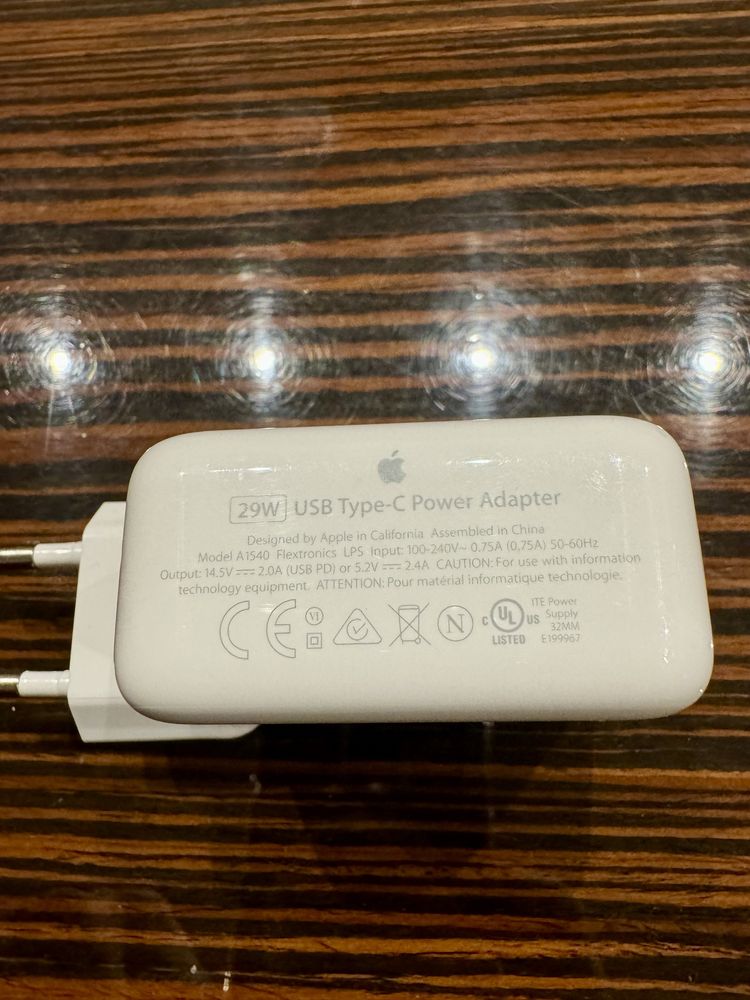Зарядка Apple 29w для iphone, iwatch. Оригинал