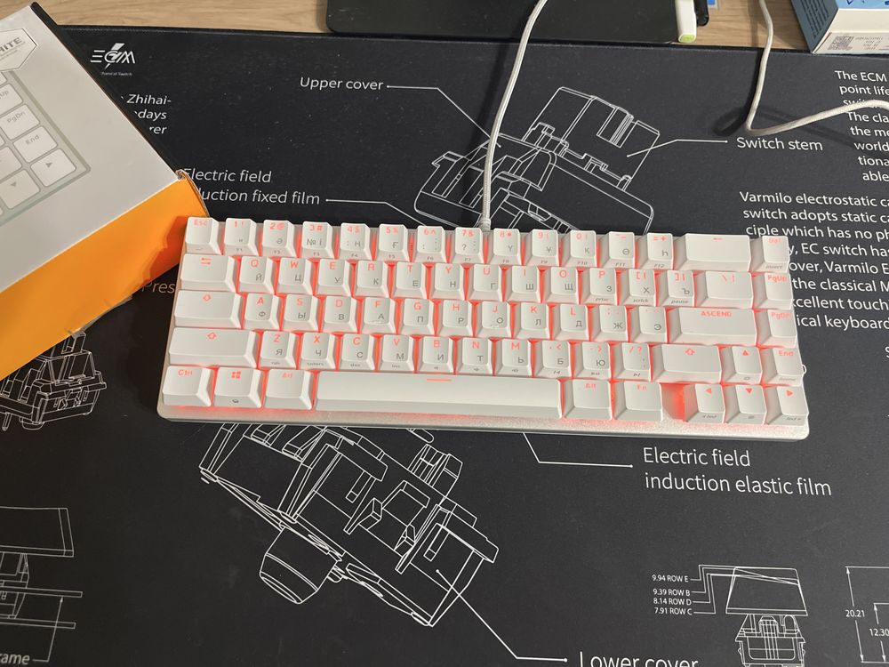Продаю клавиатуру GMMK2 Glorious — RGB 1.6 млн цветов